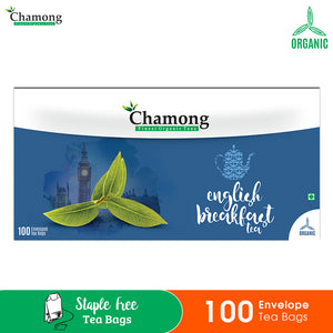 Organic English Breakfast - 100 Envelope Tea Bags