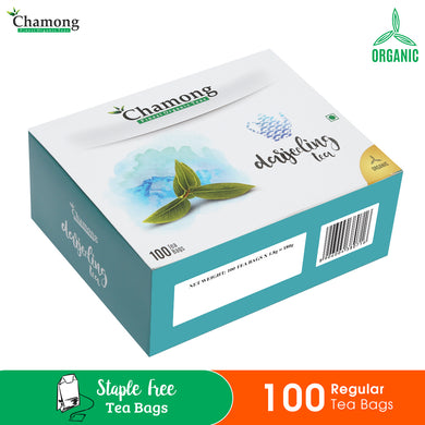 Organic Darjeeling Tea - 100 Regular Tea Bags