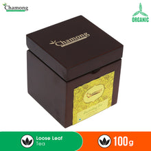Premium Organic Darjeeling Tea in Walnut Finish Wooden Box